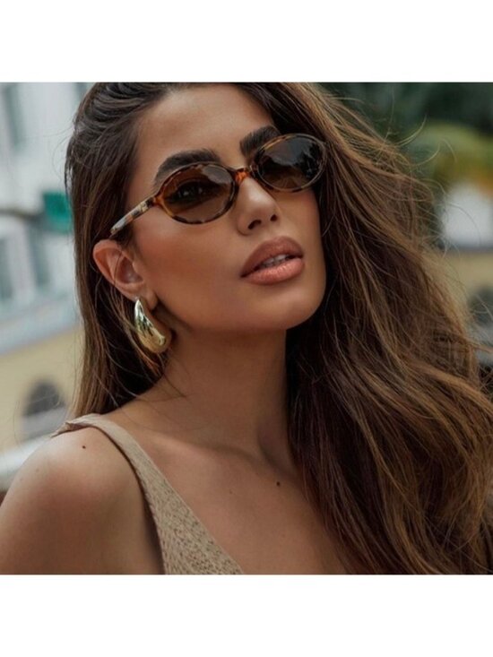 Miu Miu MU04ZS 20I60V Sunglasses Opaline Pink Oval Frame, Pink Lenses main image 8